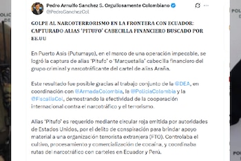 El ministro de Defensa reveló