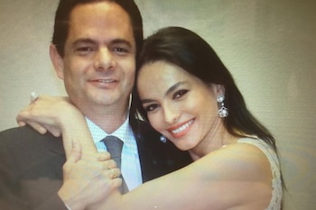 Luz María Zapata compartió dos imágenes del registro fotográfico del día que contrajo nupcias con Germán Vargas Lleras - crédito @luzmazapata_/IG