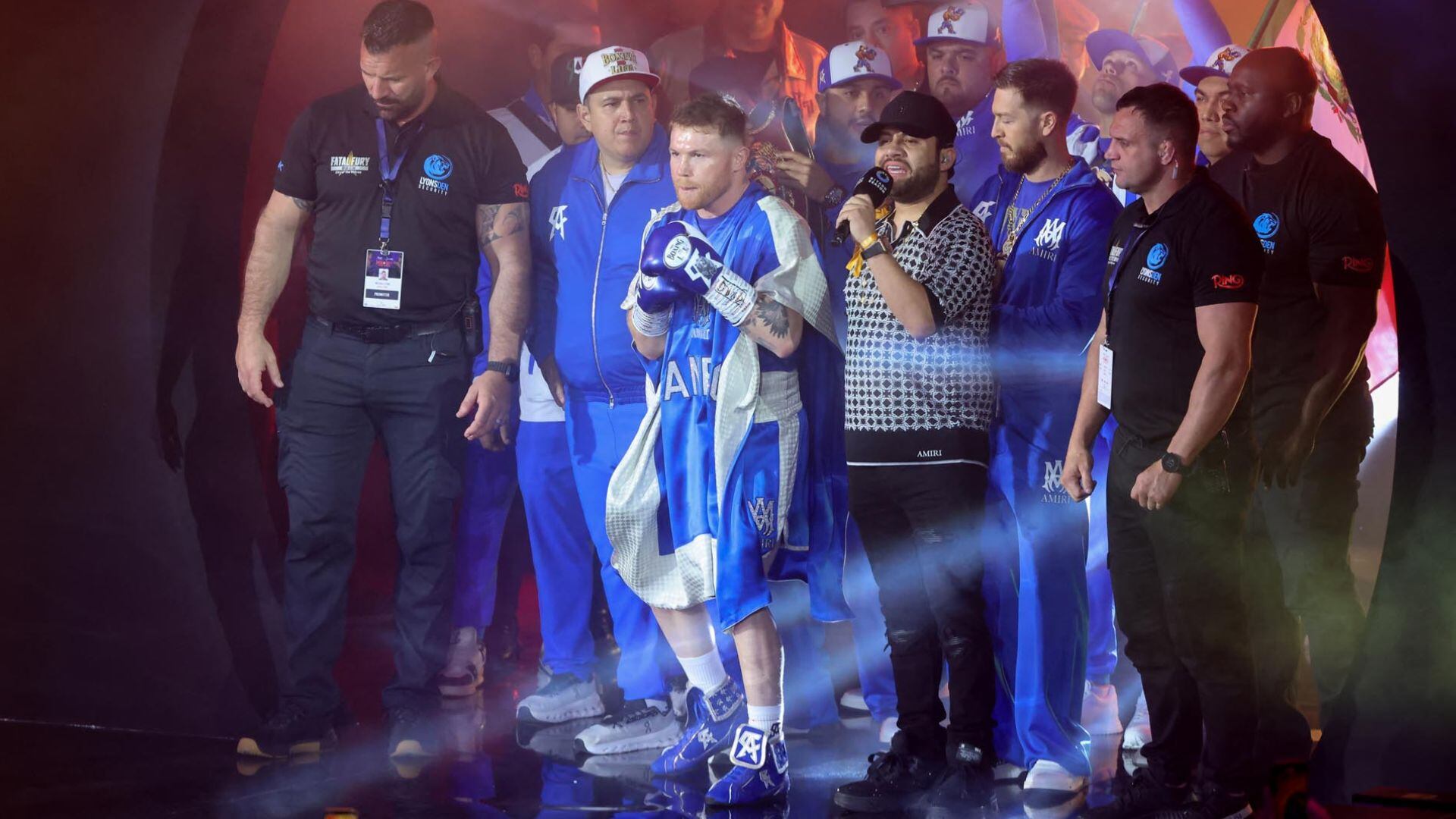 Canelo Álvarez está molesto con Netflix por restringir la transmisión de su pelea vs Crawford (Fayez NURELDINE / AFP)