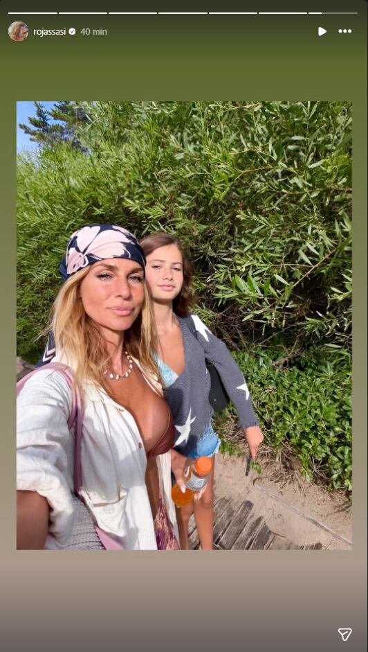La actriz Sabrina Rojas comparte un día especial con su hija en la naturaleza, celebrando San Valentín con un tierno momento familiar. (Instagram)