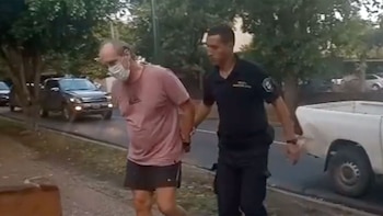 El momento de la detención