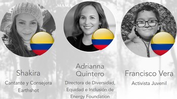 Colombianos en el listado de