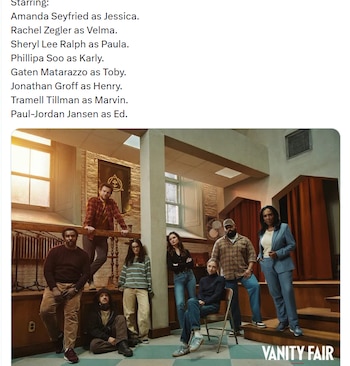 Imagen del reparto de Octet (Vanity Fair)