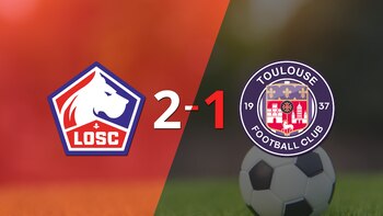 Lille sacó los 3 puntos en casa al vencer 2-1 a Toulouse