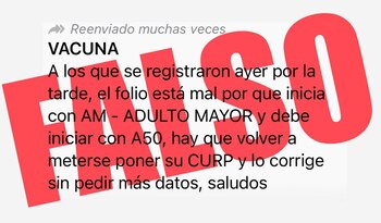 Hugo López-Gatell alertó sobre un falso registro doble de vacunación contra COVID-19 (Foto: Twitter@HLGatell)