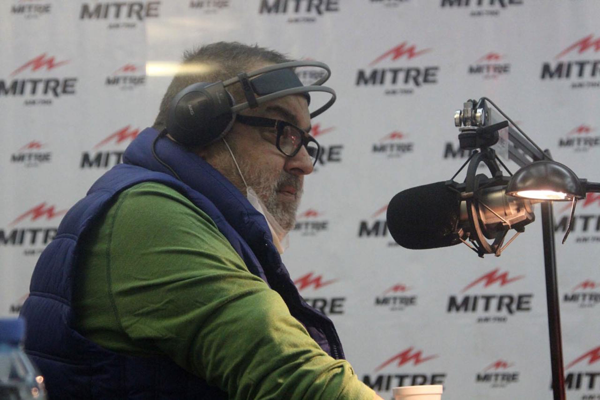 En Radio Mitre, durante doce años ininterrumpidos, Lanata encabezó las mediciones de audiencia radial, llegando a obtener casi el 50 por ciento del share (Foto: Verónica Guerman)