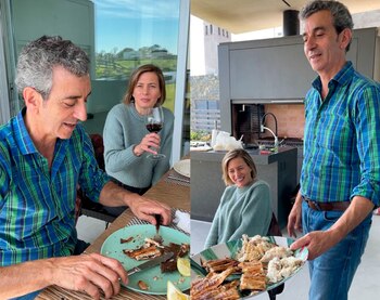 Florencio Randazzo y Carolina Castro
