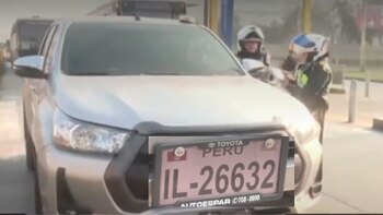 El número de la placa