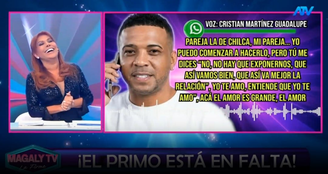 “Ayrton nace porque nace”: los audios que contradicen la defensa de ‘Cri Cri’. Captura: Magaly TV La Firme.