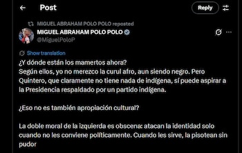 Miguel Polo Polo cuestionó a