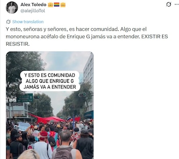 El escritor Alex Toledo muestra su experiencia en la Marcha LGBT