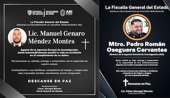 Muere director de AEI y dos agentes estadounidenses en accidente tras regresar de un laboratorio clandestino en Chihuahua