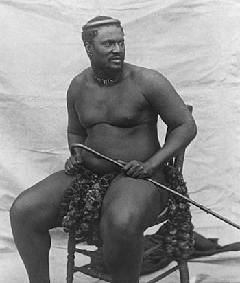 El rey zulú Cetshwayo