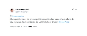 Alfredo Romero informó sobre la