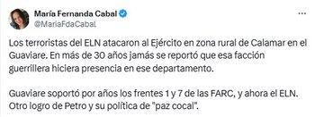 María Fernanda Cabal, senadora por