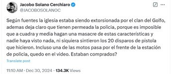 El periodista señaló que la