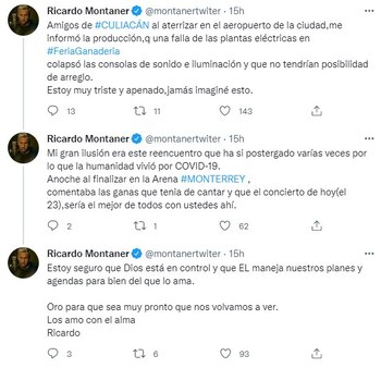 El cantante aseguró que la