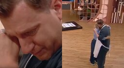 Maxi López se quebró en Masterchef al hablar de sus hijos y Wanda Nara lo consoló ante las cámaras