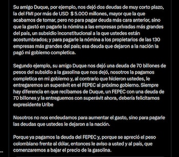 El presidente defendió el nuevo