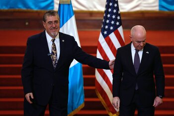 El presidente de Guatemala, Bernardo