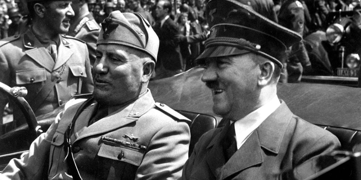 Mussolini y Hitler (Wikipedia)