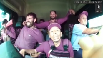 Los siete sujetos se suben