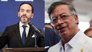 Abelardo de la Espriella y Gustavo Petro - crédito Sergio Acero/Enea Lebrun/REUTERS