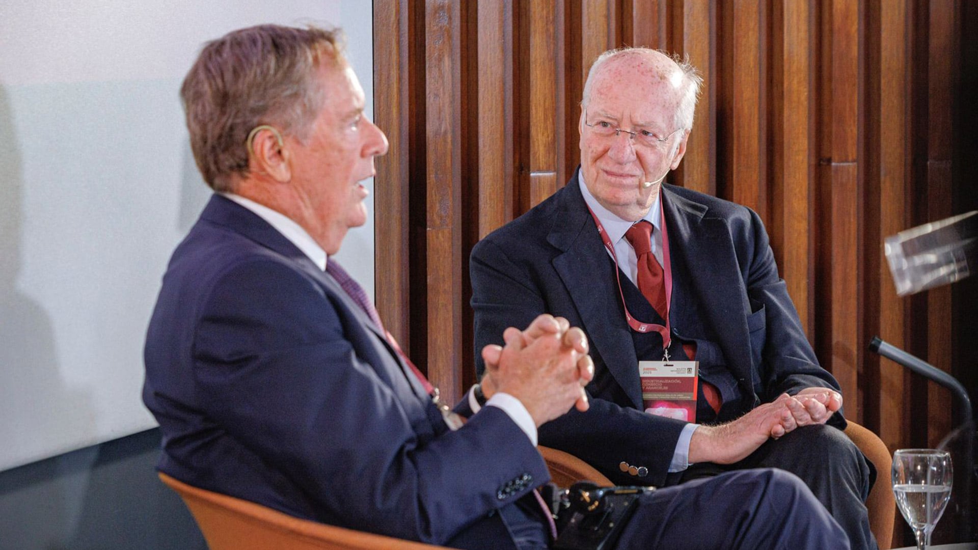 Robert Lighthizer, ex asesor de Trump, en diálogo con Rocca, durante el Seminario Anual de Techint 2025