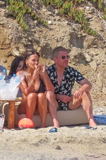 Matt Damon y Luciana Barroso