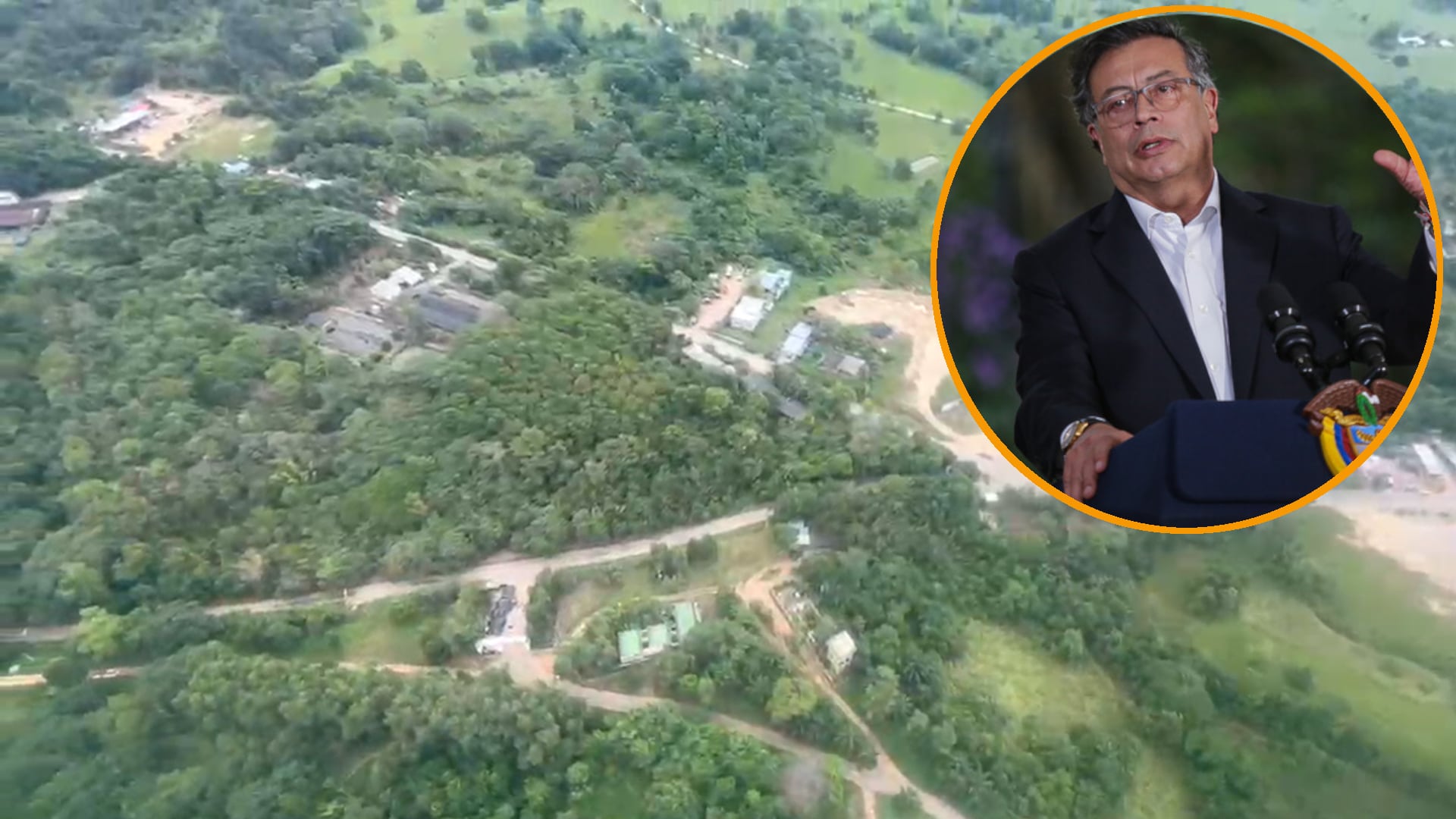 Gustavo Petro presentó el balance de la operación militar en el Catatumbo, donde las Fuerzas Militares reportaron siete miembros del ELN muertos y un capturado. - Crédito: Ejército Nacional / Colprensa