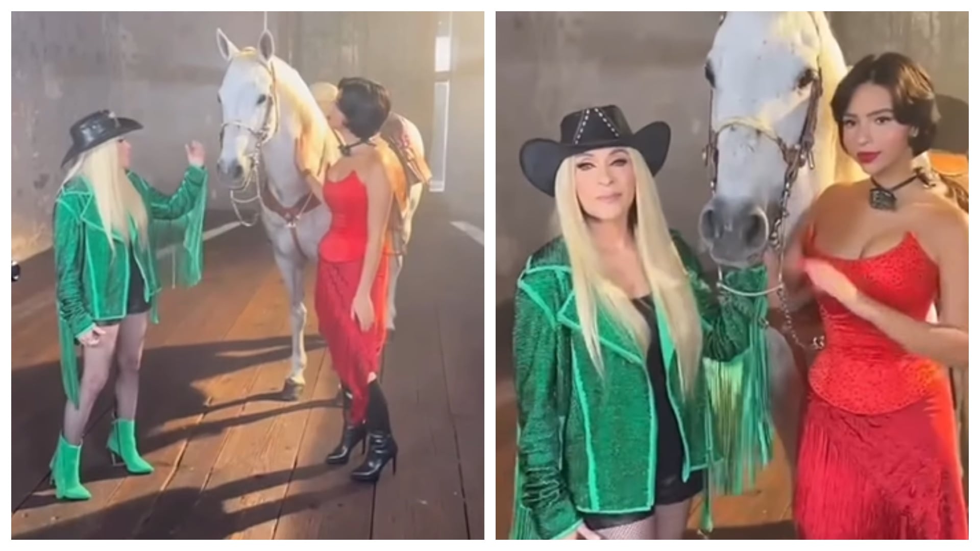 La artista veracruzana reconoció el talento de Ángela Aguilar y la consideró una de las voces más destacadas de la nueva generación de la música mexicana. (Instagram)