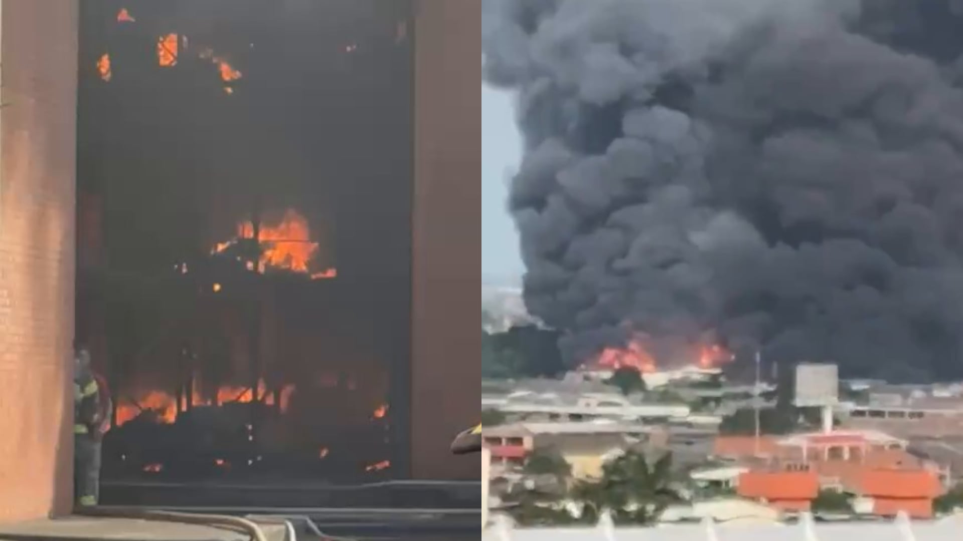 Videos: tres incendios simultáneos desataron alarma y operativos de emergencia en Cali; no hubo personas heridas