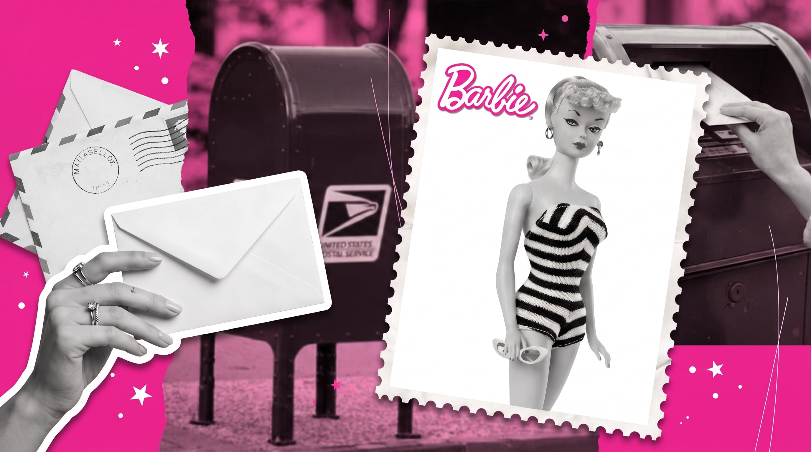 El Servicio Postal de Estados Unidos lanzó el 11 de julio de 2026 una colección de 10 estampillas conmemorativas de Barbie en oficinas postales de todo el país (Imagen Ilustrativa Infobae)
