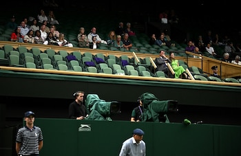 El Royal Box de Wimbledon (Crédito: REUTERS/Dylan Martinez)
