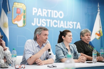 El presidente del PJ bonaerense,