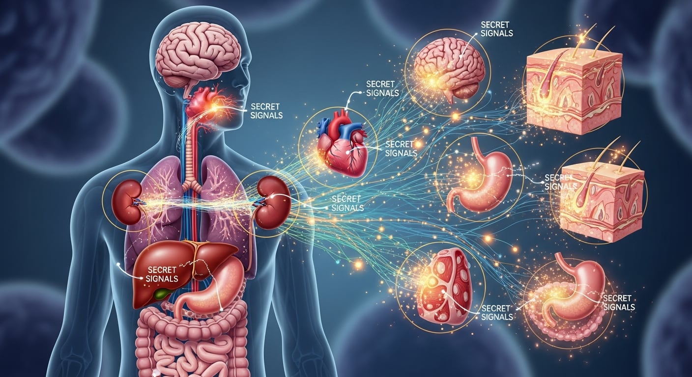 Las señales enviadas por órganos a través de vesículas extracelulares se asocian a procesos centrales en enfermedades como obesidad, Alzheimer y Parkinson (Imagen Ilustrativa Infobae)