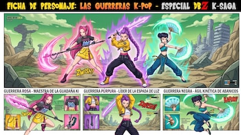 The K-Pop Warriors - Dragon Ball Z - tecnologia - 25 de junho