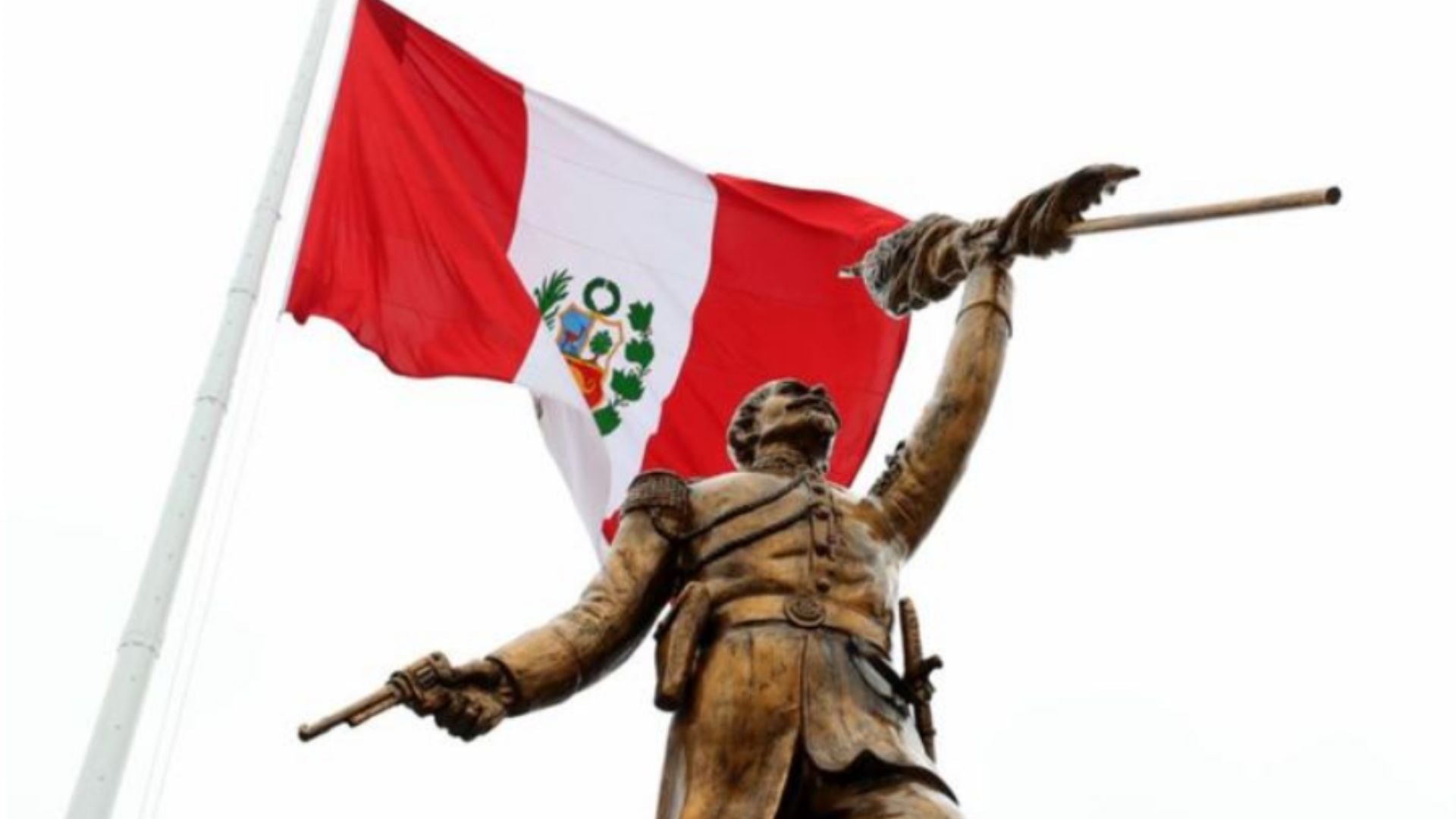 La jornada rinde homenaje al símbolo patrio y busca fomentar el respeto y amor por los emblemas nacionales - Créditos: Andina