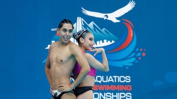 Diego Villalobos y Nayeli Mondragón conquistan el oro en el Panamericano de Natación Artística 2026