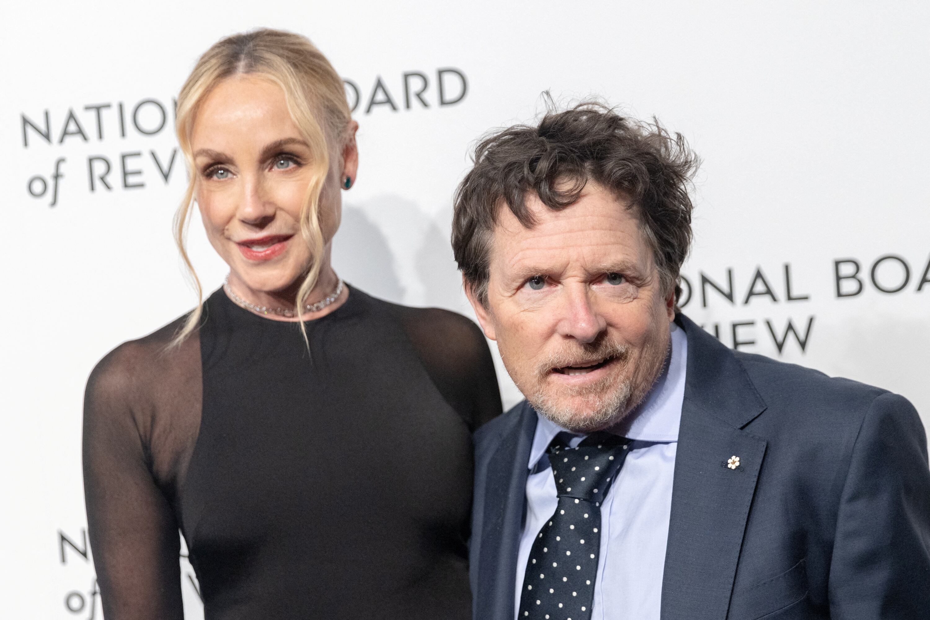 Michael J. Fox dedicó un agradecimiento a su esposa Tracy Pollan por darle a sus cuatro hijos (REUTERS/Jeenah Moon)