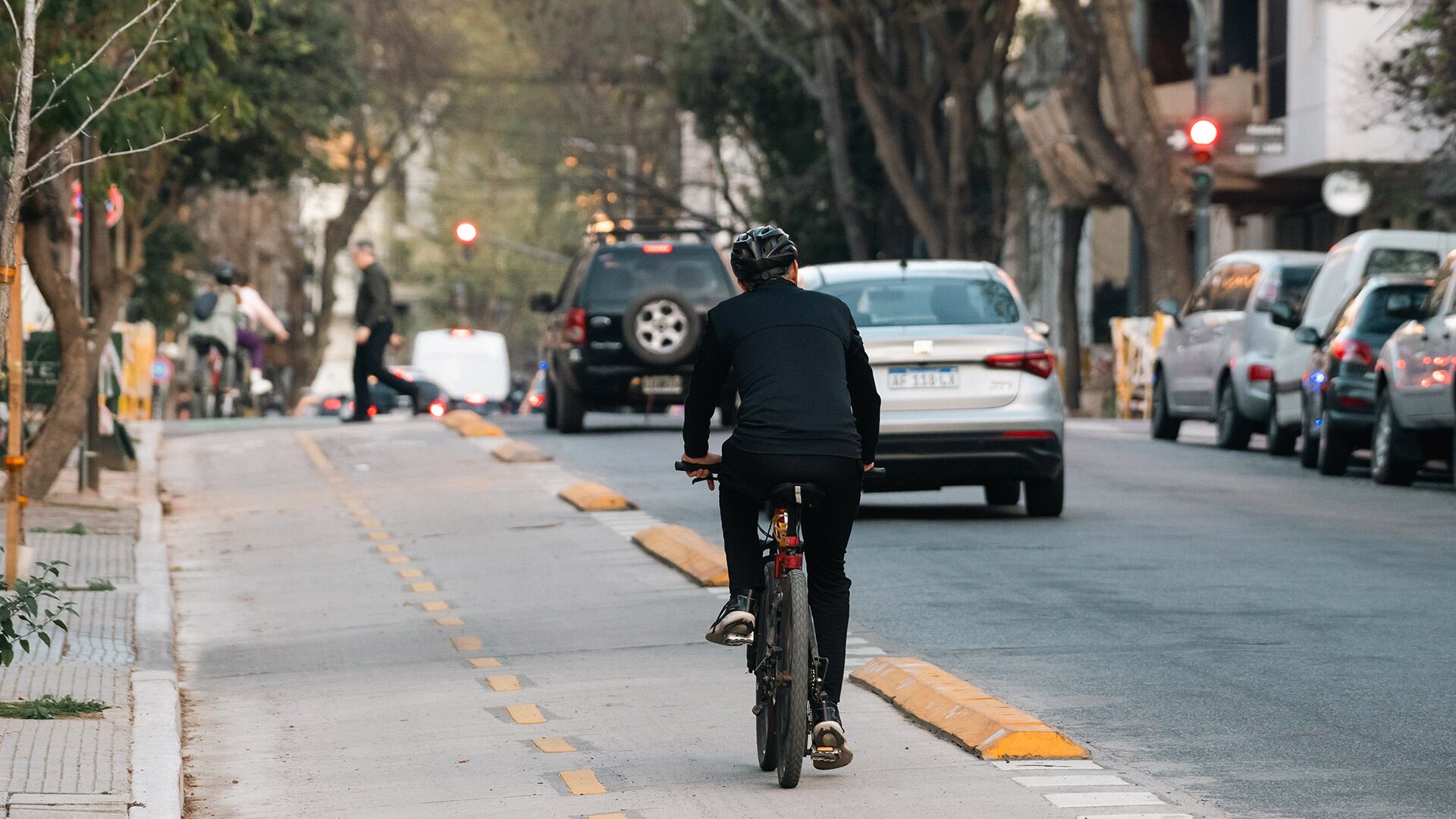 El gobierno porteño amplió la ciclovía de la calle Gorriti.