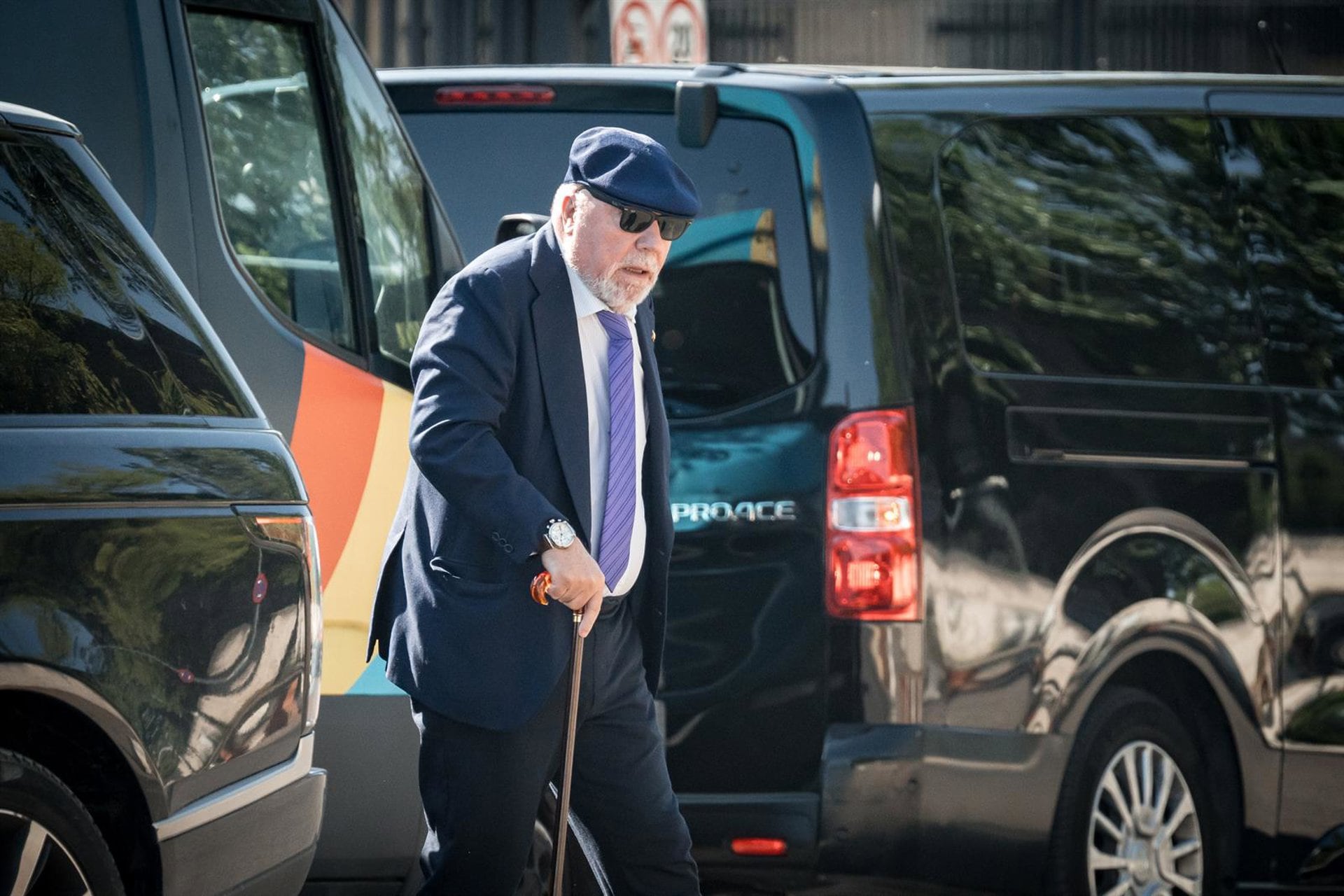 El excomisario José Manuel Villarejo, a su llegada a la Audiencia Nacional, a 1 de junio de 2026. (Diego Radamés./ EP)