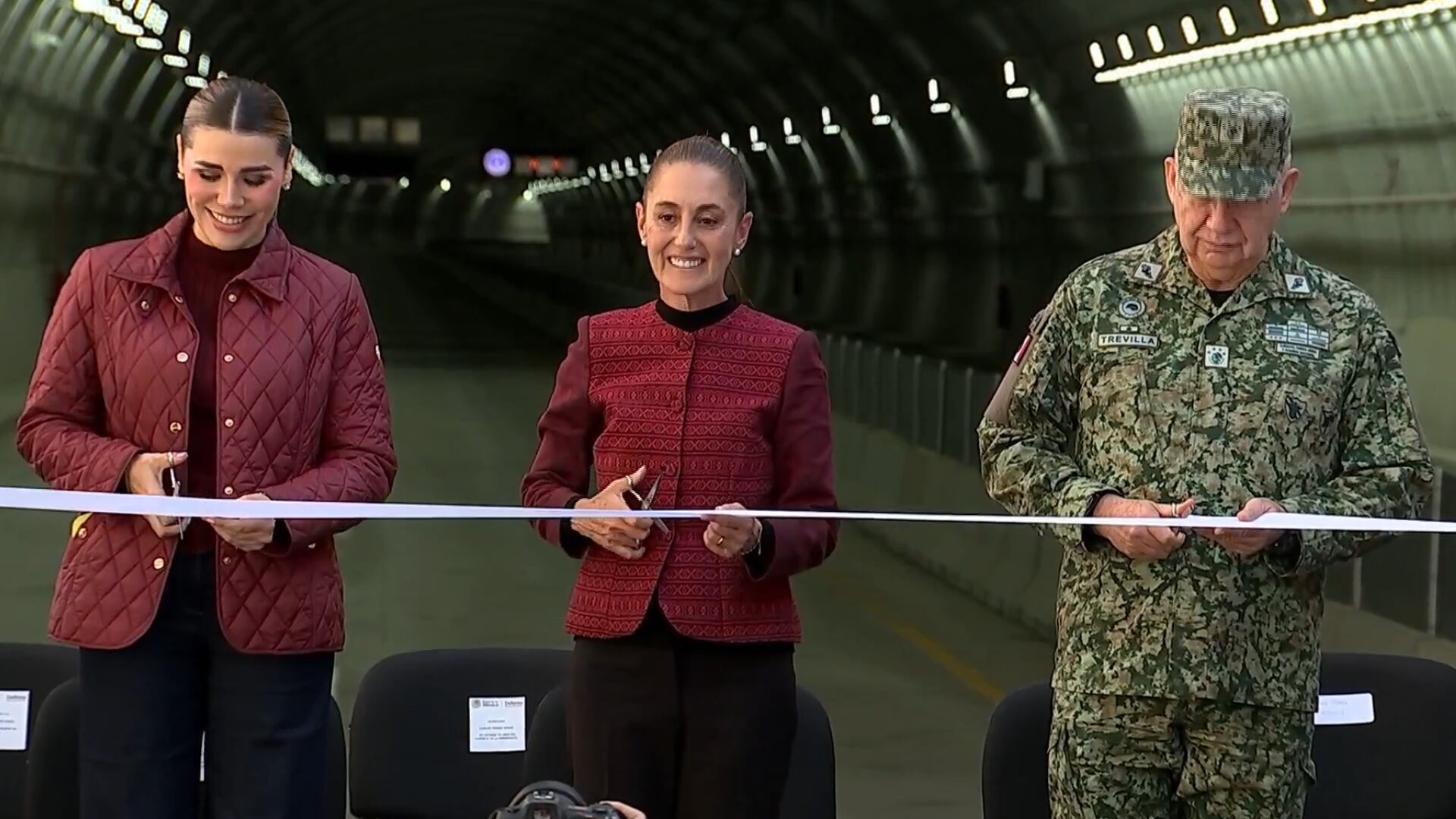Sheinbaum destacó la construcción del Viaducto Elevado y reiteró independencia de México. (Captura de pantalla)