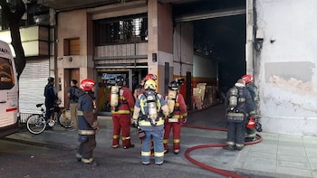 Se incendió una fábrica de