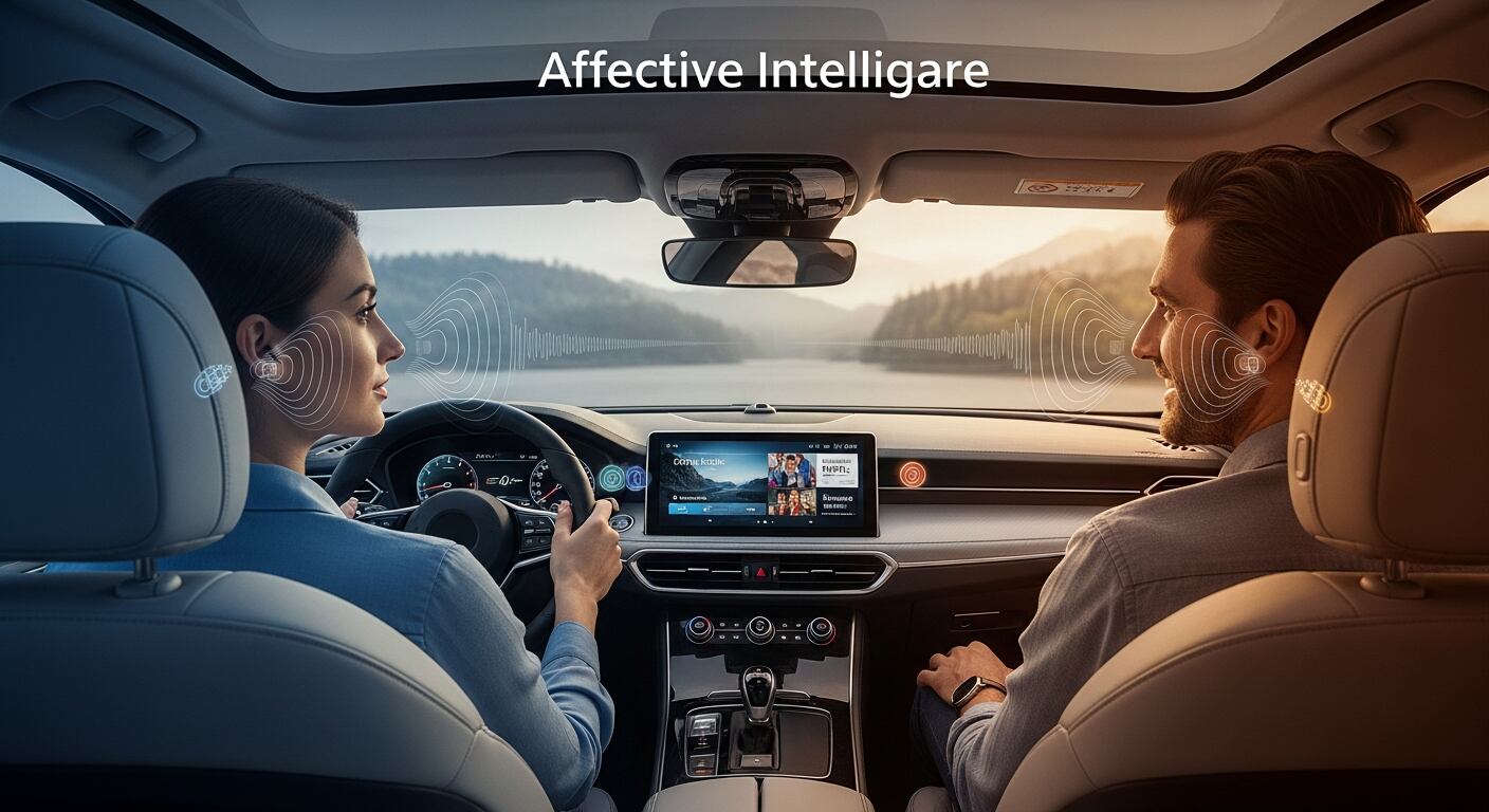 LG presentó su idea de inteligencia afectiva dentro de los autos, con censores que pueden percibir cómo están emocionalmente los ocupantes.. (Imagen Ilustrativa Infobae)