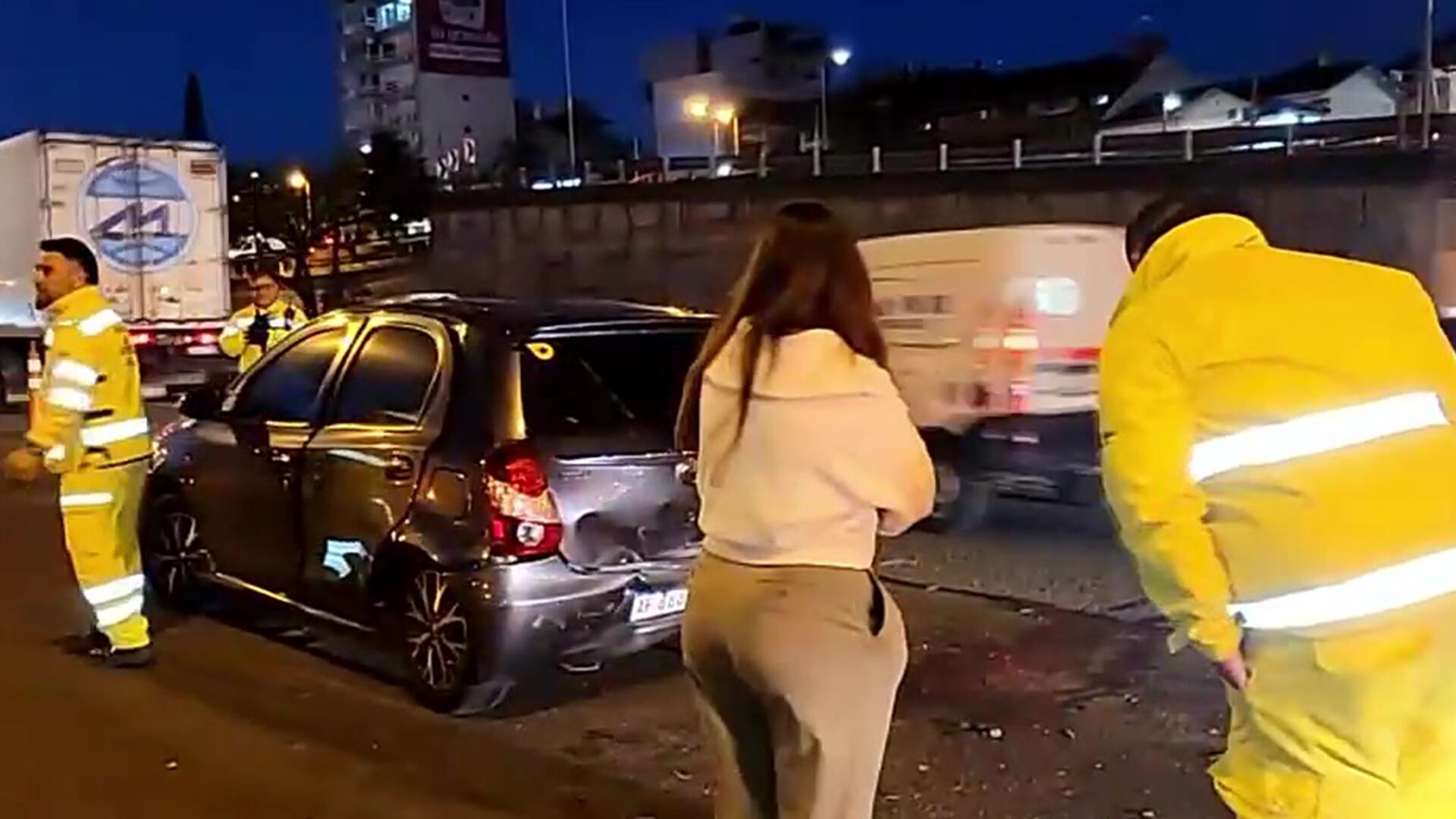 No hay heridos, tras el accidente múltiple.