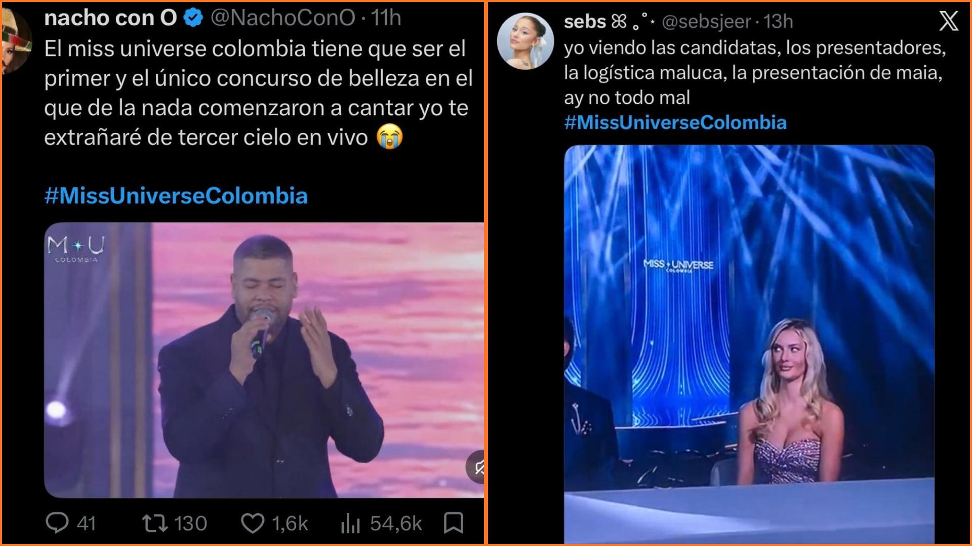 Estos fueron los mejores memes que dejó la transmisión de Miss Universe Colombia 2026 - crédito X