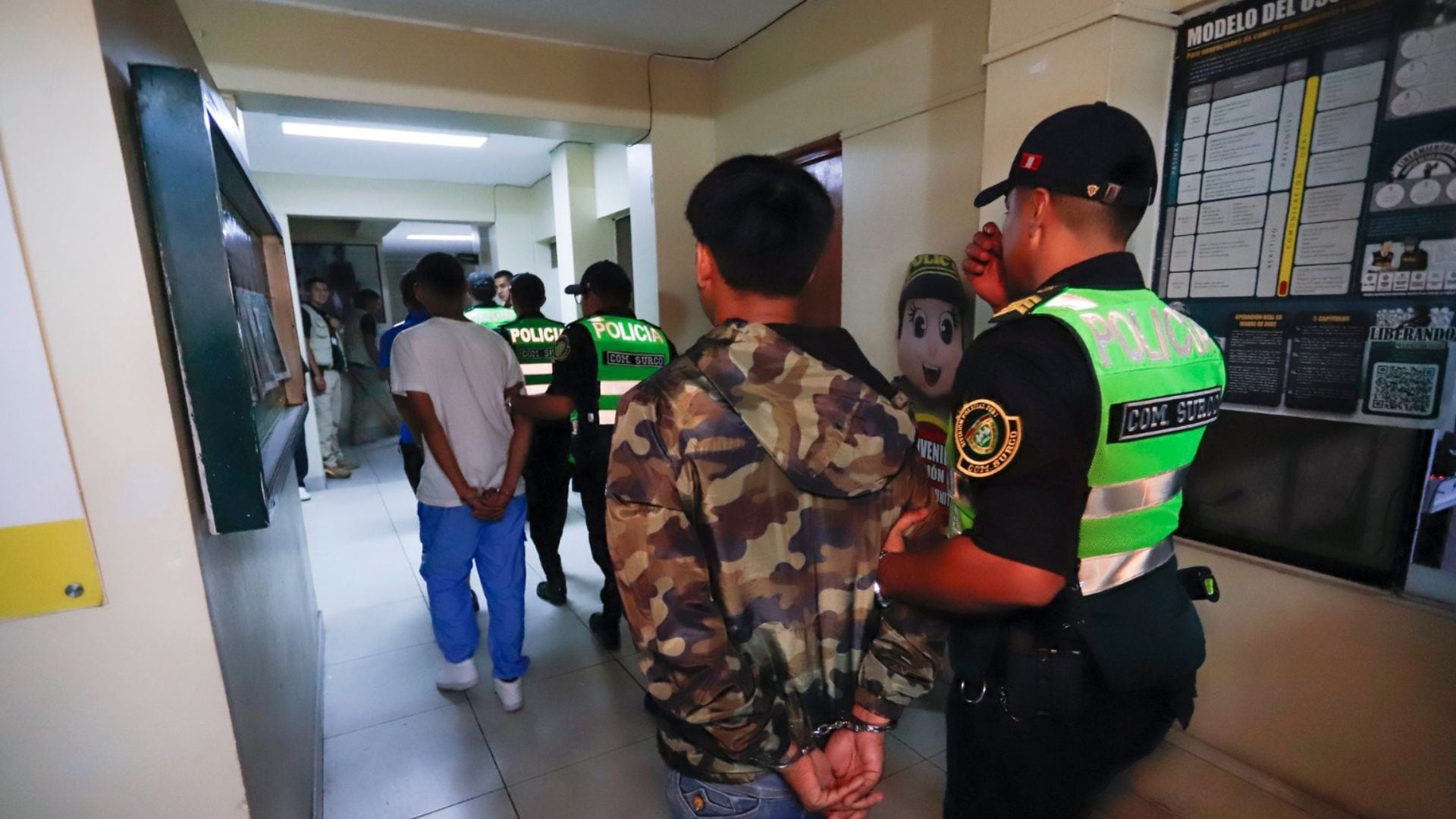 Ofensiva contra el crimen deja 2.256 bandas desarticuladas y 14.124 requisitoriados capturados - Créditos: Mininter.