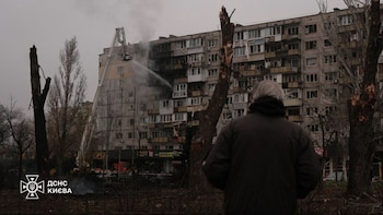 Zelensky condenó el masivo ataque