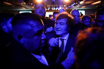 Milei en la previa de